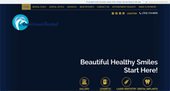 Desktop Screenshot of americandental-va.com
